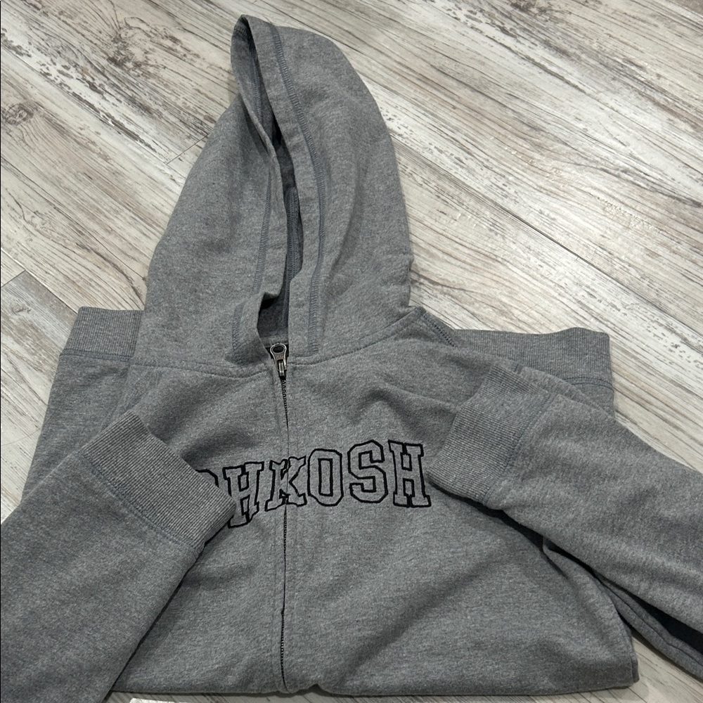 OshKosh B'gosh Kids Charcoal Zip-Up Hoodie